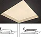 Recessed aluminium frame